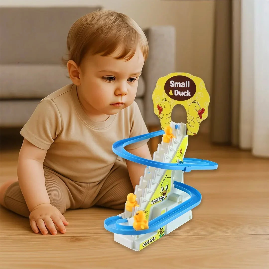 🐤 Toysmith Small Duck Toy – Musical Escalator Duck Toy with Lights & Sound 💥