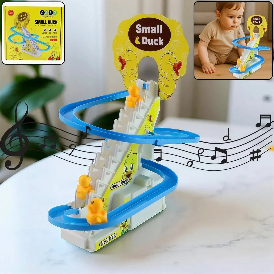 🐤 Toysmith Small Duck Toy – Musical Escalator Duck Toy with Lights & Sound 💥