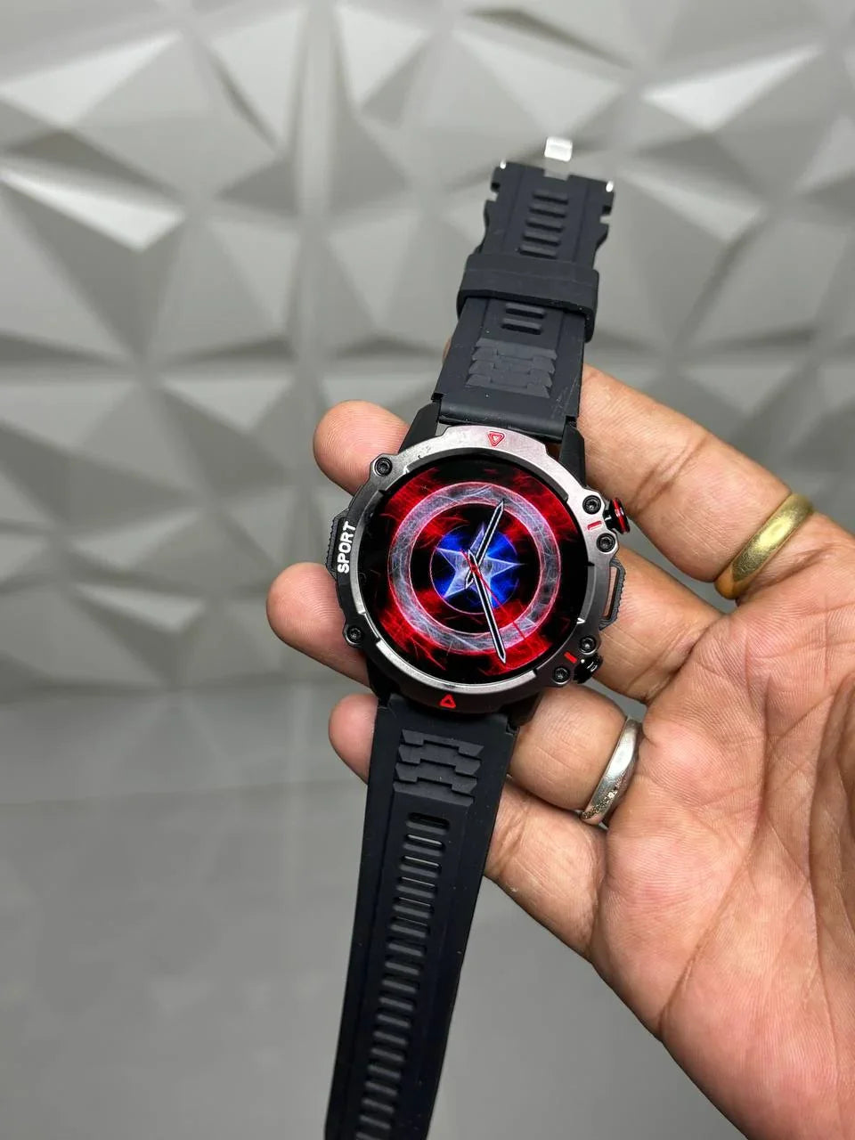 Avenger G-Shock Edition Smartwatch (2024) – AMOLED Display, BT Calling, ECG & 20 BAR Water Resistant 💥