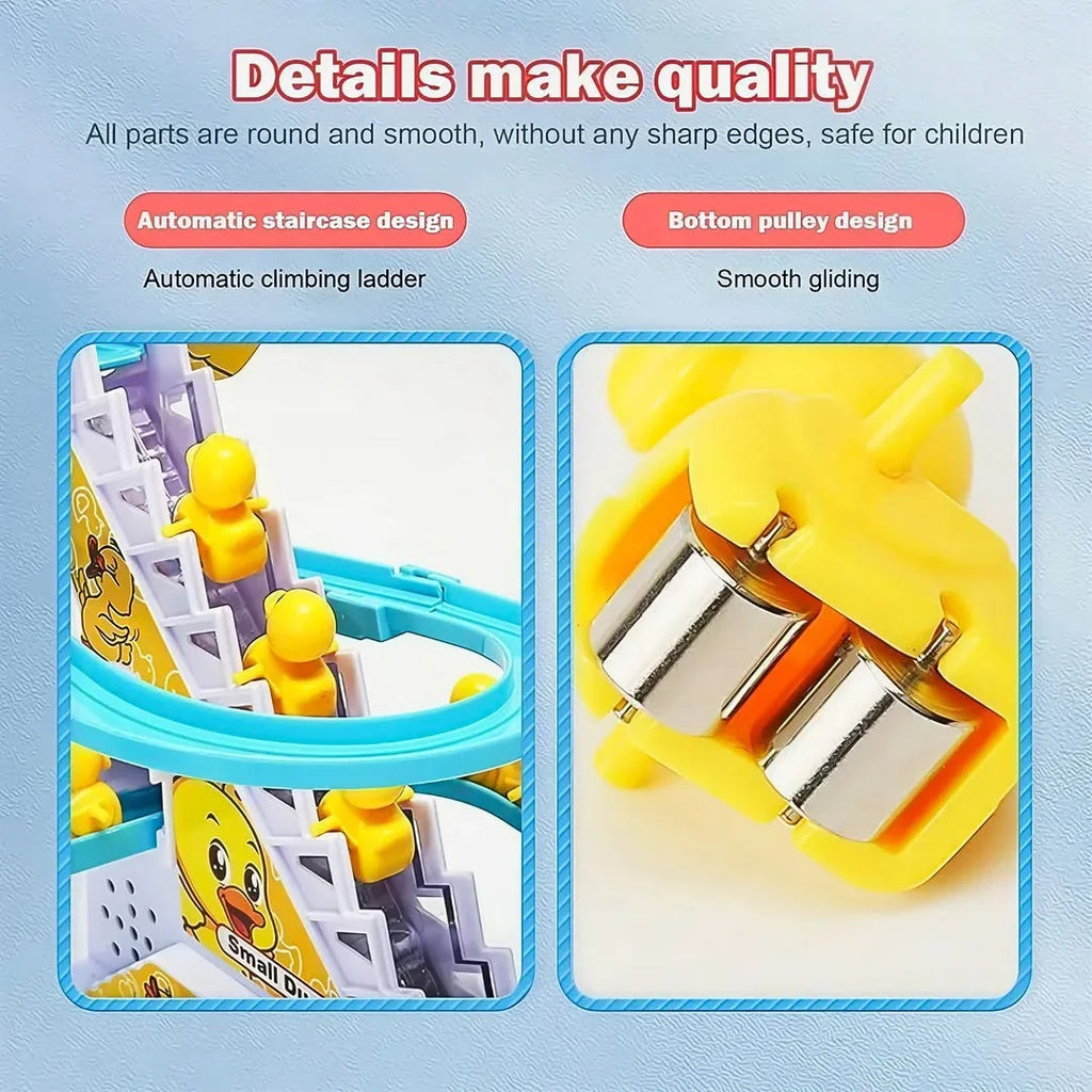 🐤 Toysmith Small Duck Toy – Musical Escalator Duck Toy with Lights & Sound 💥